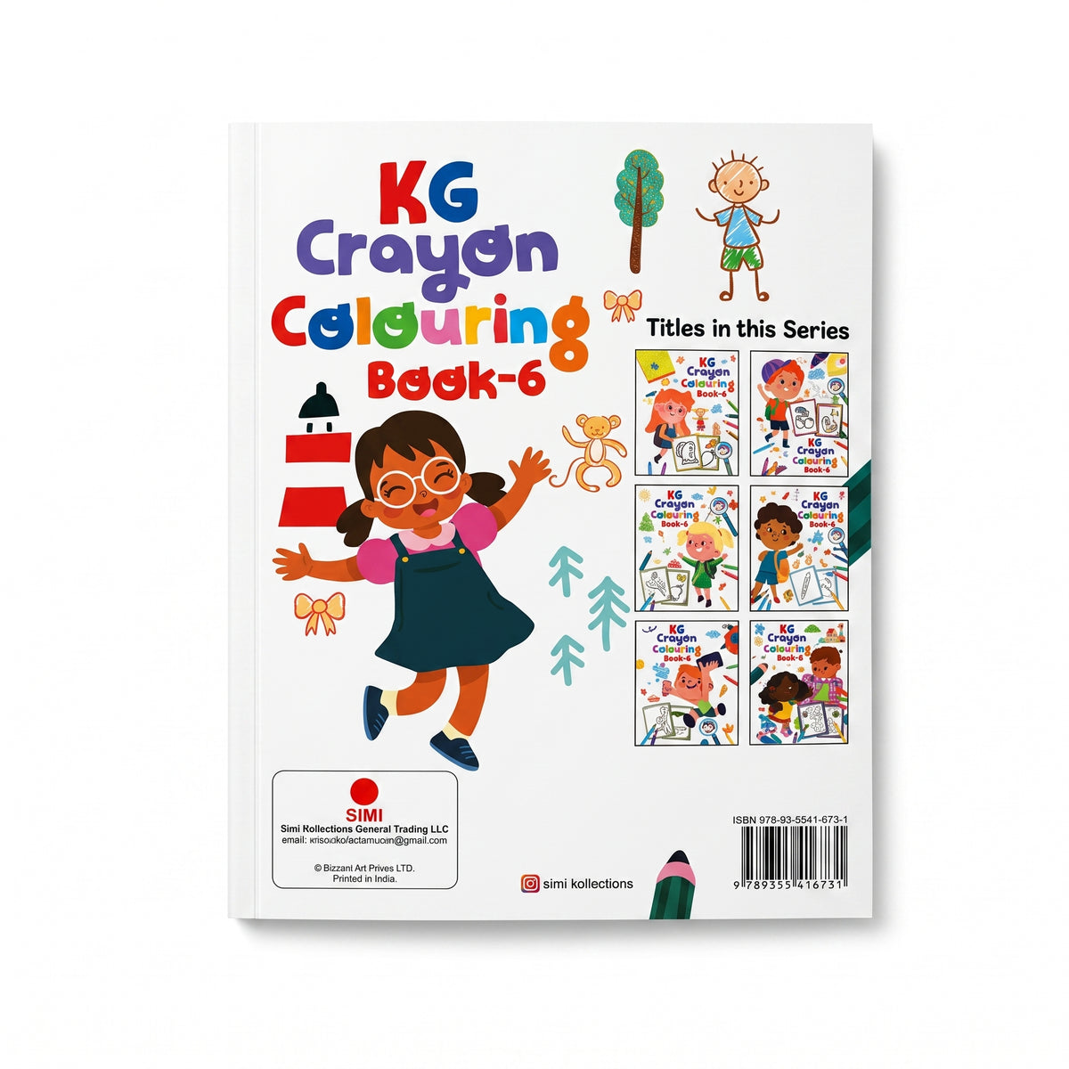 KG Crayon Colouring Book Book-6 (16 Pages)