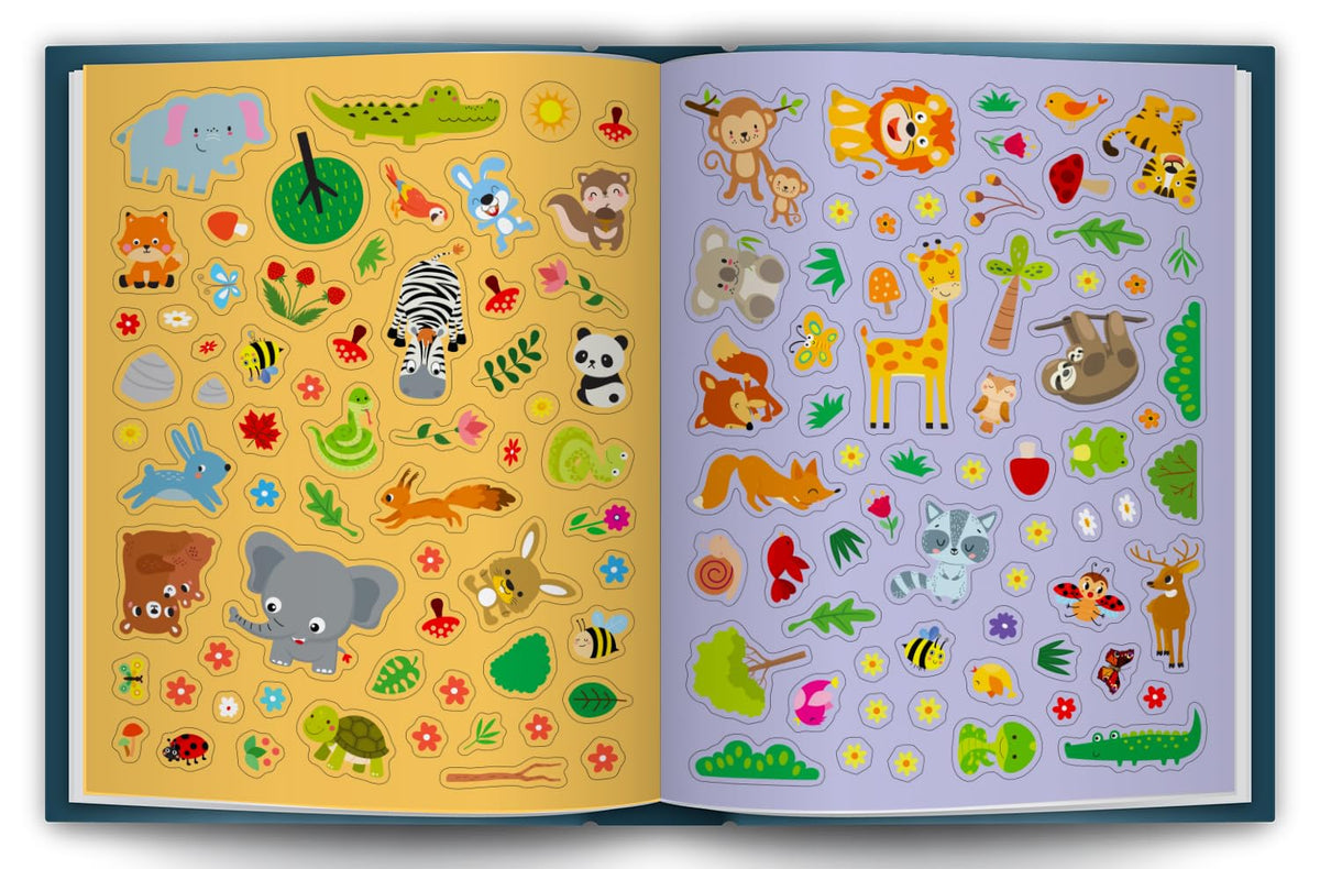 500 Stickers: In the Jungle Activity & Sticker Book (30 x 23cm)