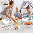 Kids Kitchen Play Set with Utensils