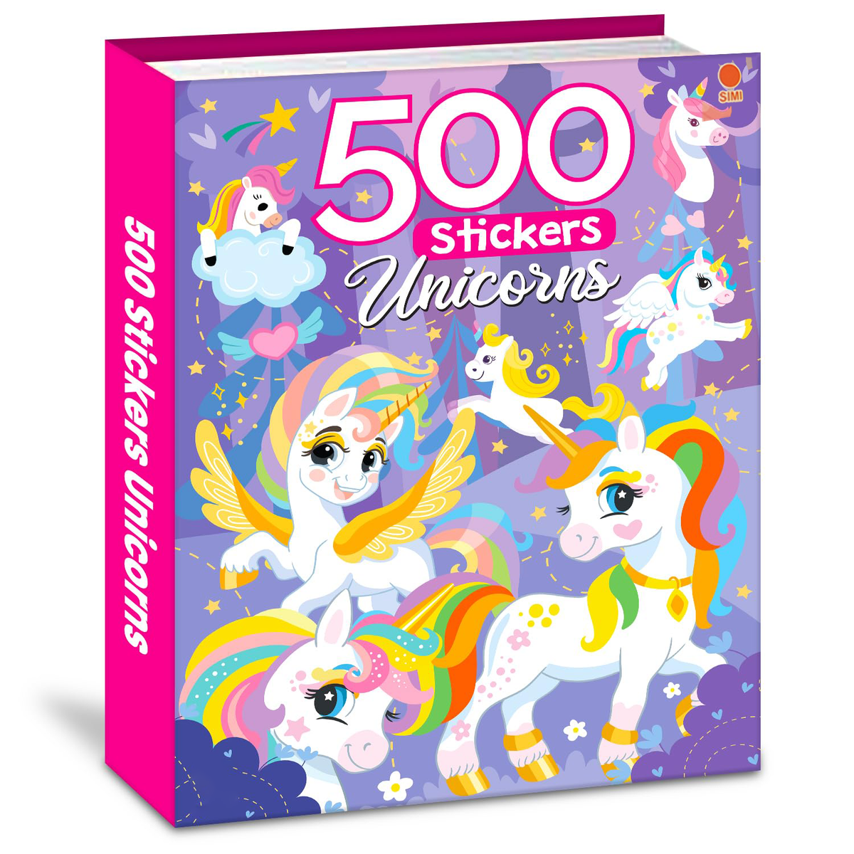 500 Stickers: Unicorns Activity & Sticker Book  (30 x 23cm)