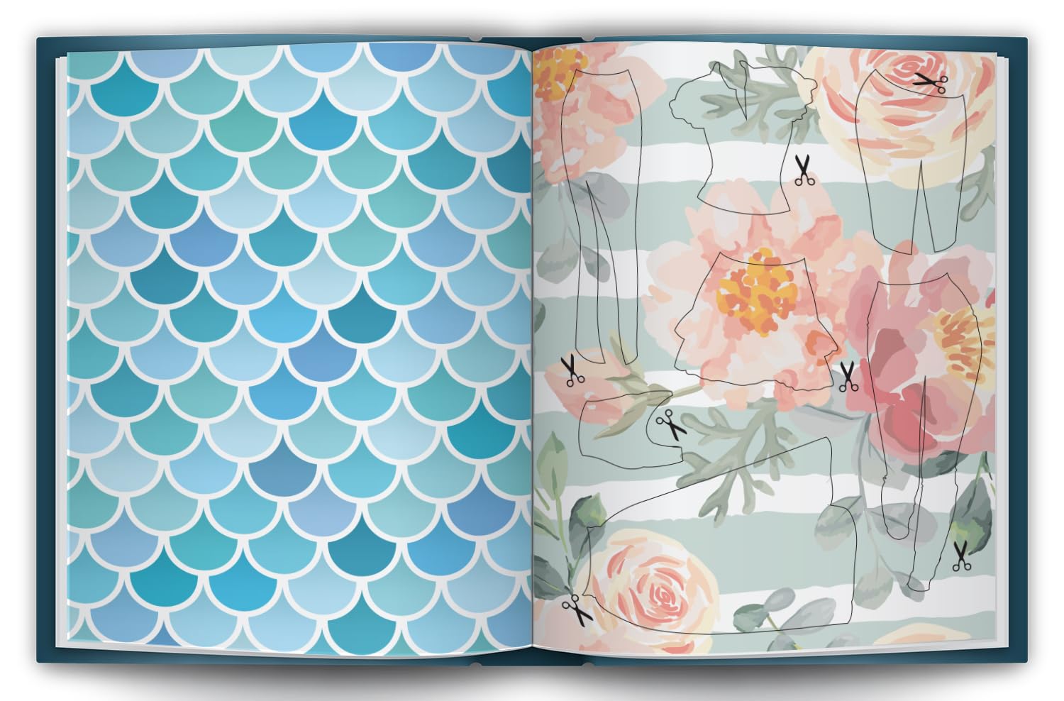 Fashion Girls Colour the Girls 36-Page Activity Book with 150+ Stickers