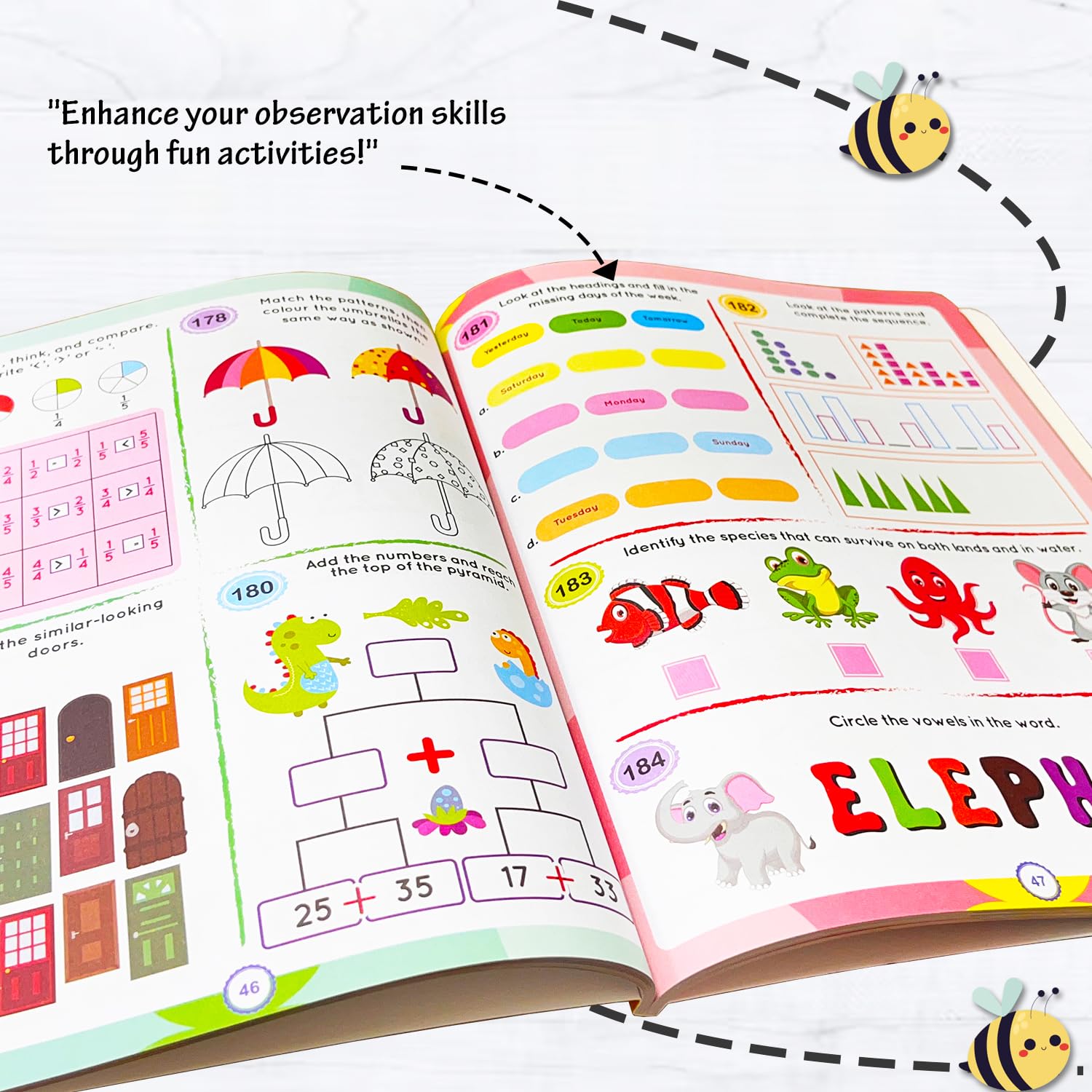 Brain Booster 96-Page Activity Book - 28x22cm (Ages 7+)