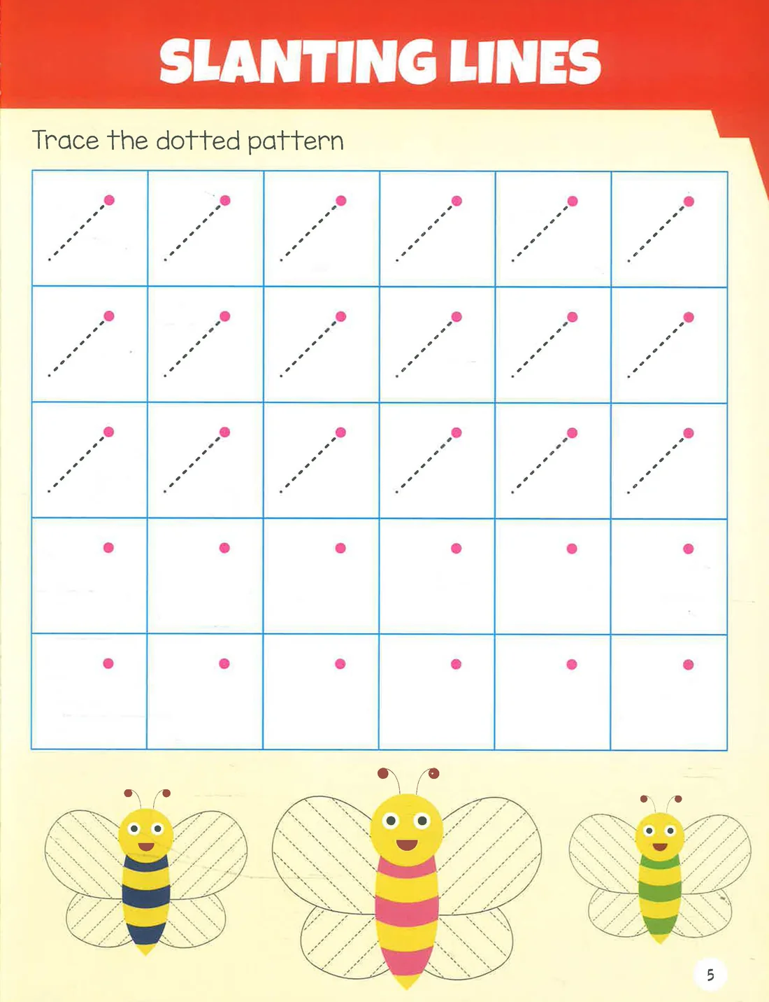 Pattern Writing Tracing Activity Book (48 Pages)
