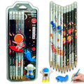 Space Journey Writing Pencil with Eraser and Grip Kit