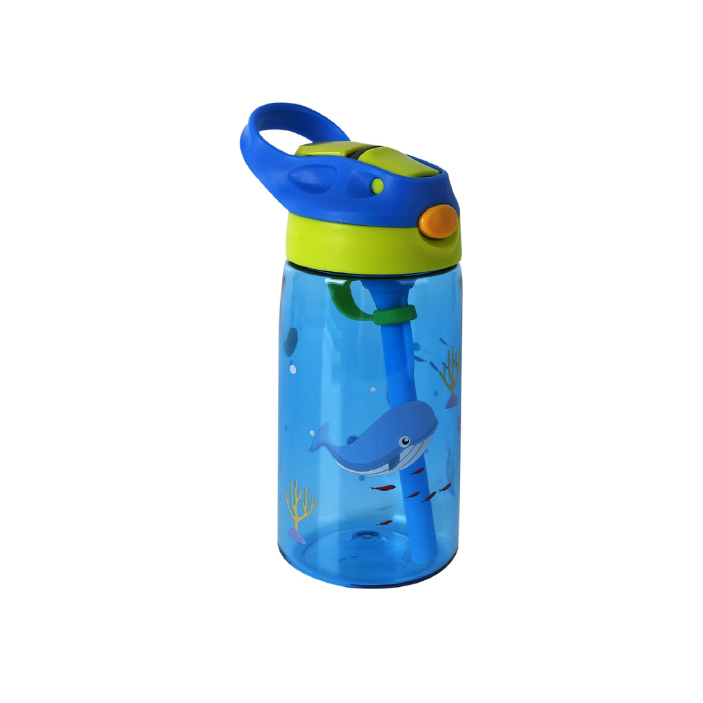 Water Bottle For Kids With Straw & Handle