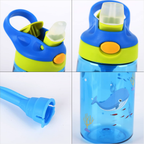 Water Bottle For Kids With Straw & Handle