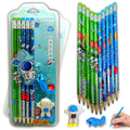 Space Journey Writing Pencil with Eraser and Grip Kit
