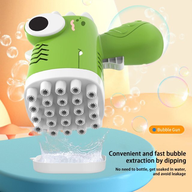 One-click dinosaur bubble blaster toy, view 4