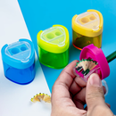 KidZilan Heart Beats Mess-Free Dual-Hole Sharpeners