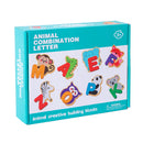 A to Z Creative Animal Alphabet Matching Blocks