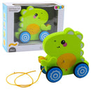 Youleen Musical Pull-Along Dinosaur Car
