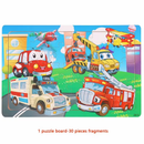 Kids 30 Pieces in 1 Puzzle Board of Wooden Puzzle for Children