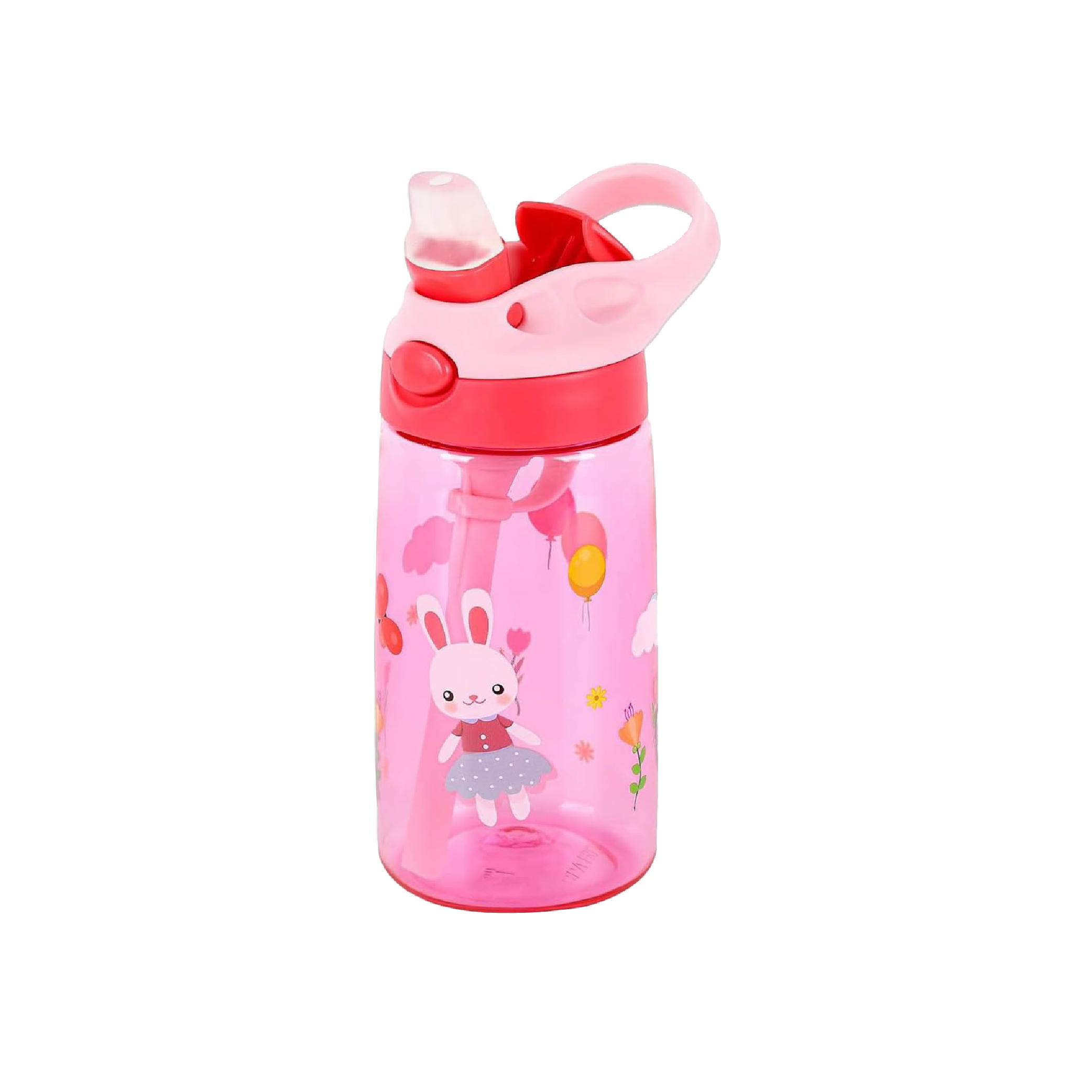 Water Bottle For Kids With Straw & Handle