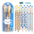Party Animals 12-Pack Student Pencils & Sharpener Kit