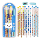 Party Animals 12-Pack Student Pencils & Sharpener Kit