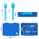 Zilan Bento Lunch box With Spoon - Leakproof Container