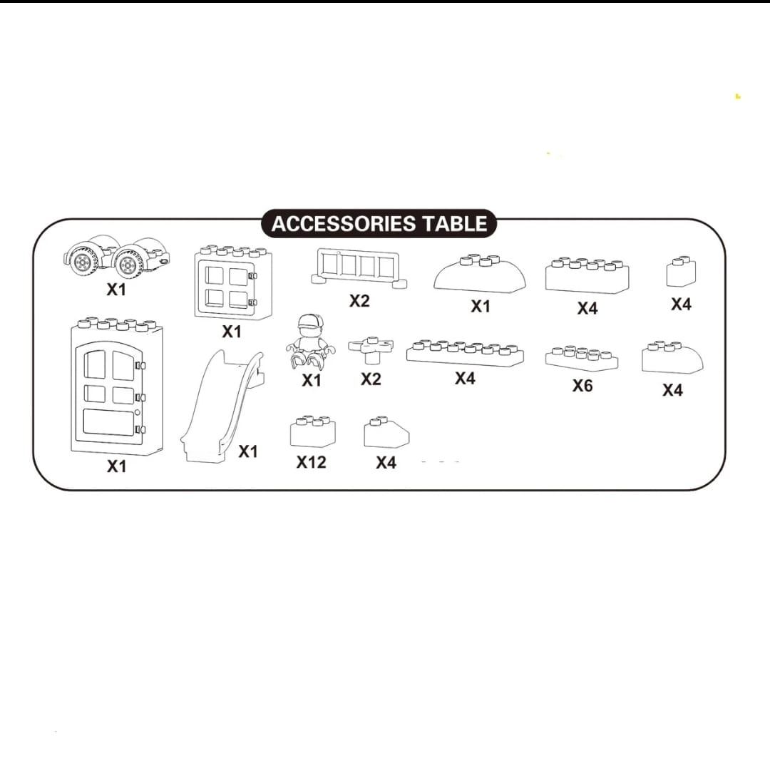 KidZilan DIY creative building blocks set, 48 pieces, view 4