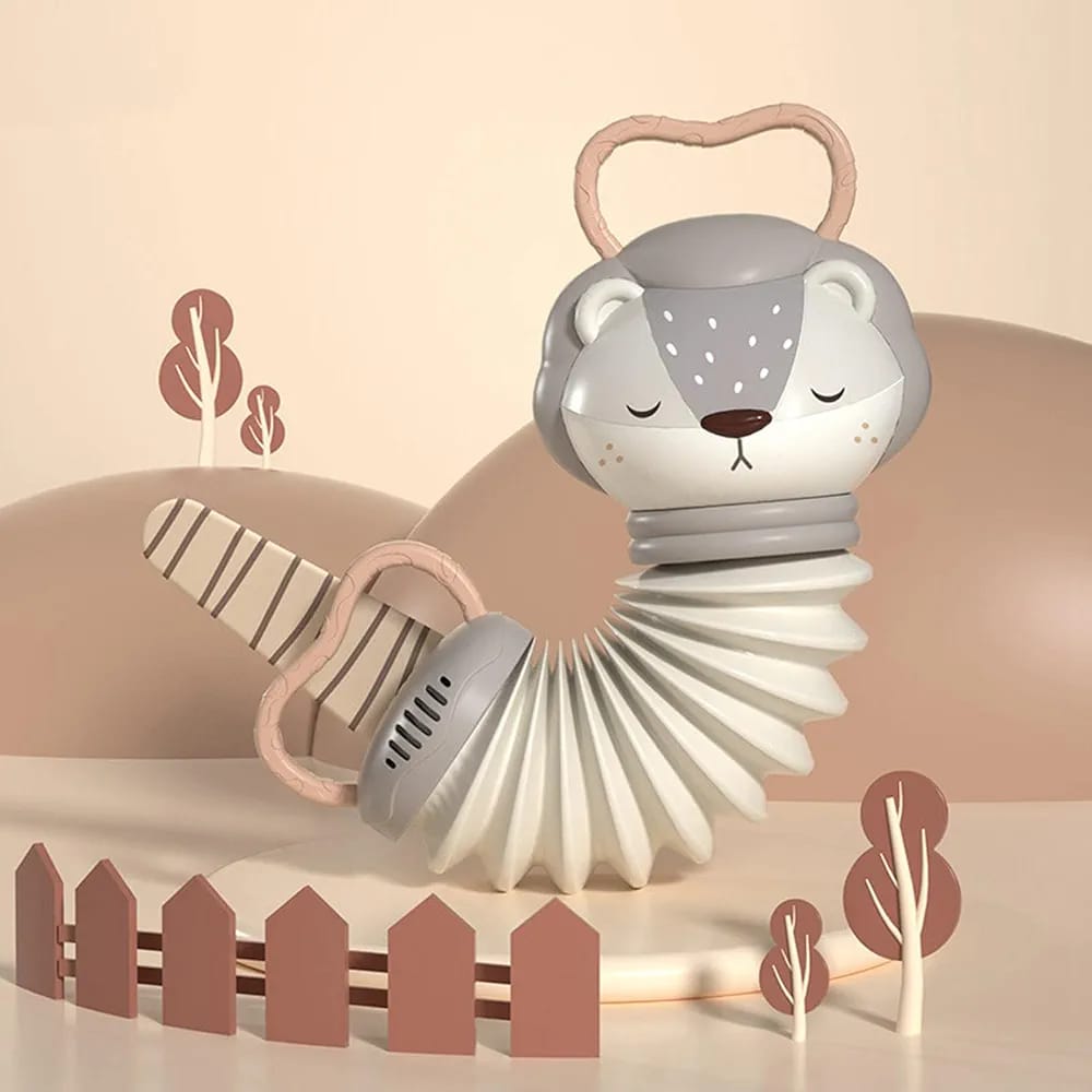 KidZilan animal music accordion and crinkle toy, view 3