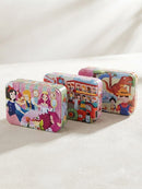 KidZilan Portable Tin Box 4-in-1 Jigsaw Puzzle Set (43 Pieces)