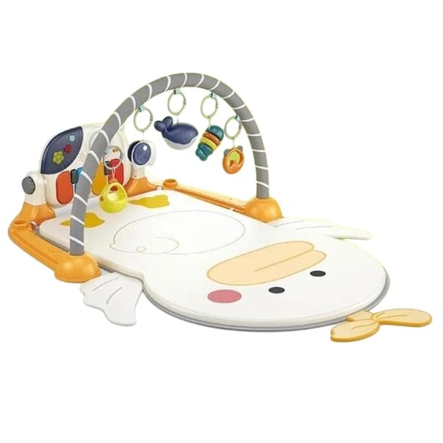 Vivakids duck theme baby fitness blanket and musical kick piano gym, view 3