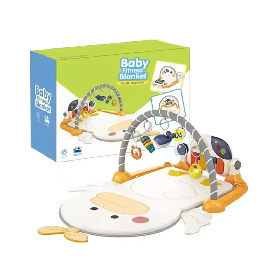 Vivakids duck theme baby fitness blanket and musical kick piano gym, view 2