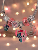 KidZilan Fashion Charms & Beads Bracelet Collection - Blue Angel