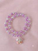 Princess Dreams Bow, Bracelet & Hair Tie Styling Set - Lavender Purple