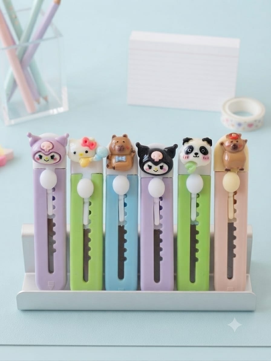 KidZilan Cute Cartoon Character Mini Utility Knife