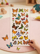 KidZilan Butterflies 3D Sticker World Puffy Sticker Sheet