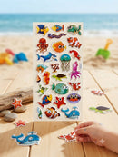 KidZilan Under the Sea 3D Sticker World Puffy Sticker Sheet