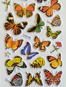 KidZilan Butterflies 3D Sticker World Puffy Sticker Sheet