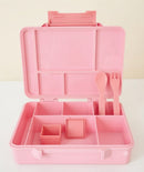 Zilan Compartment Bento Lunch Box - Baby Pink