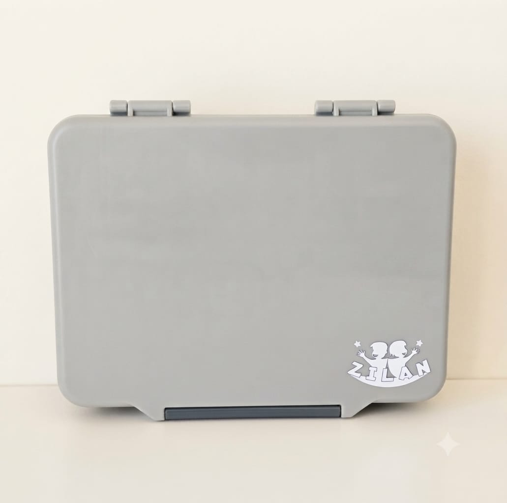 Zilan Compartment Bento Lunch Box - Grey