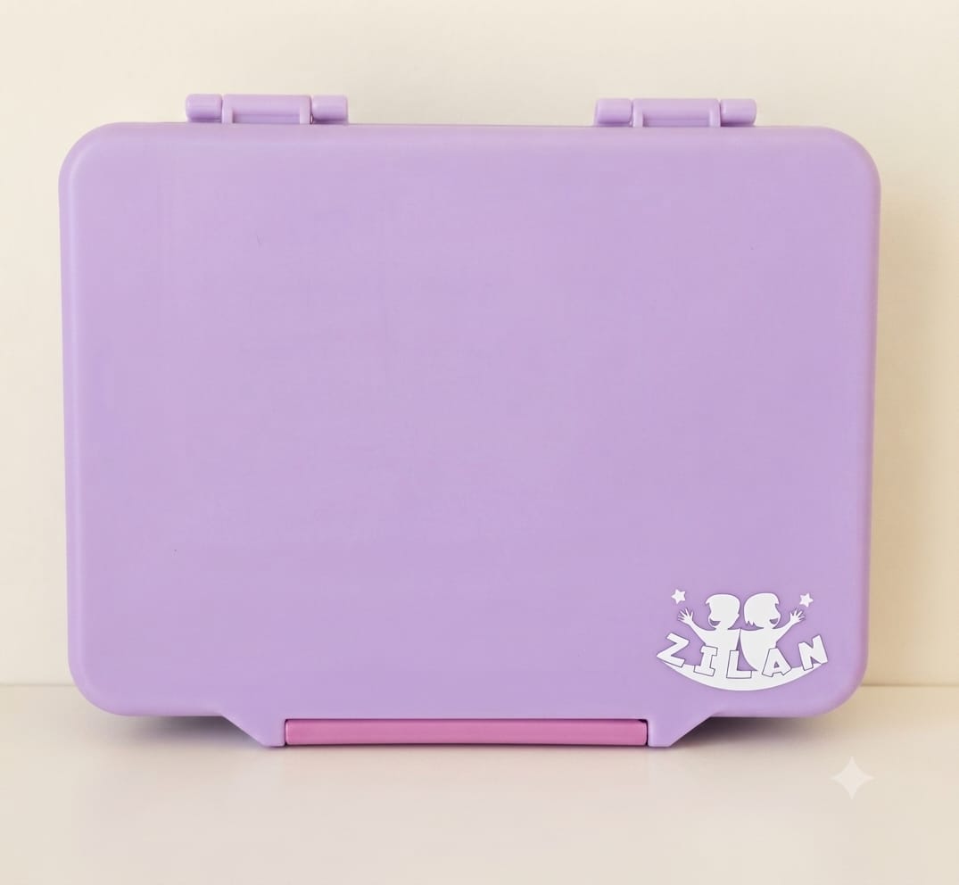 Zilan Compartment Bento Lunch Box - Purple