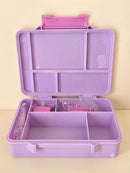 Zilan Compartment Bento Lunch Box - Purple