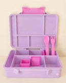 Zilan Compartment Bento Lunch Box - Purple
