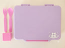 Zilan Compartment Bento Lunch Box - Purple