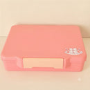 Zilan Compartment Bento Lunch Box - Coral Pink