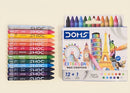 DOMS Extra Long Wax Crayons (12 + 1 Silver) Set