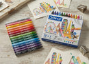 DOMS Extra Long Wax Crayons (12 + 1 Silver) Set