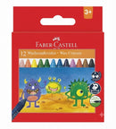 Faber-Castell 12 Wax Crayons Set