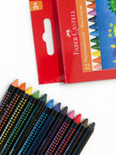 Faber-Castell 12 Wax Crayons Set