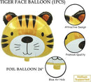 Party Palace 24 Inch Tiger Foil Balloon