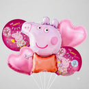 Peppa Pig 5-Piece Foil Balloon Bouquet Set