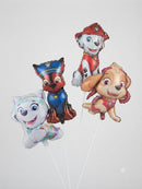 Paw Patrol 4-Piece Foil Balloons Set