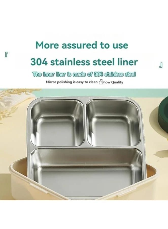 KidZilan Cartoon Elephant 304 stainless steel bento box set, view 3