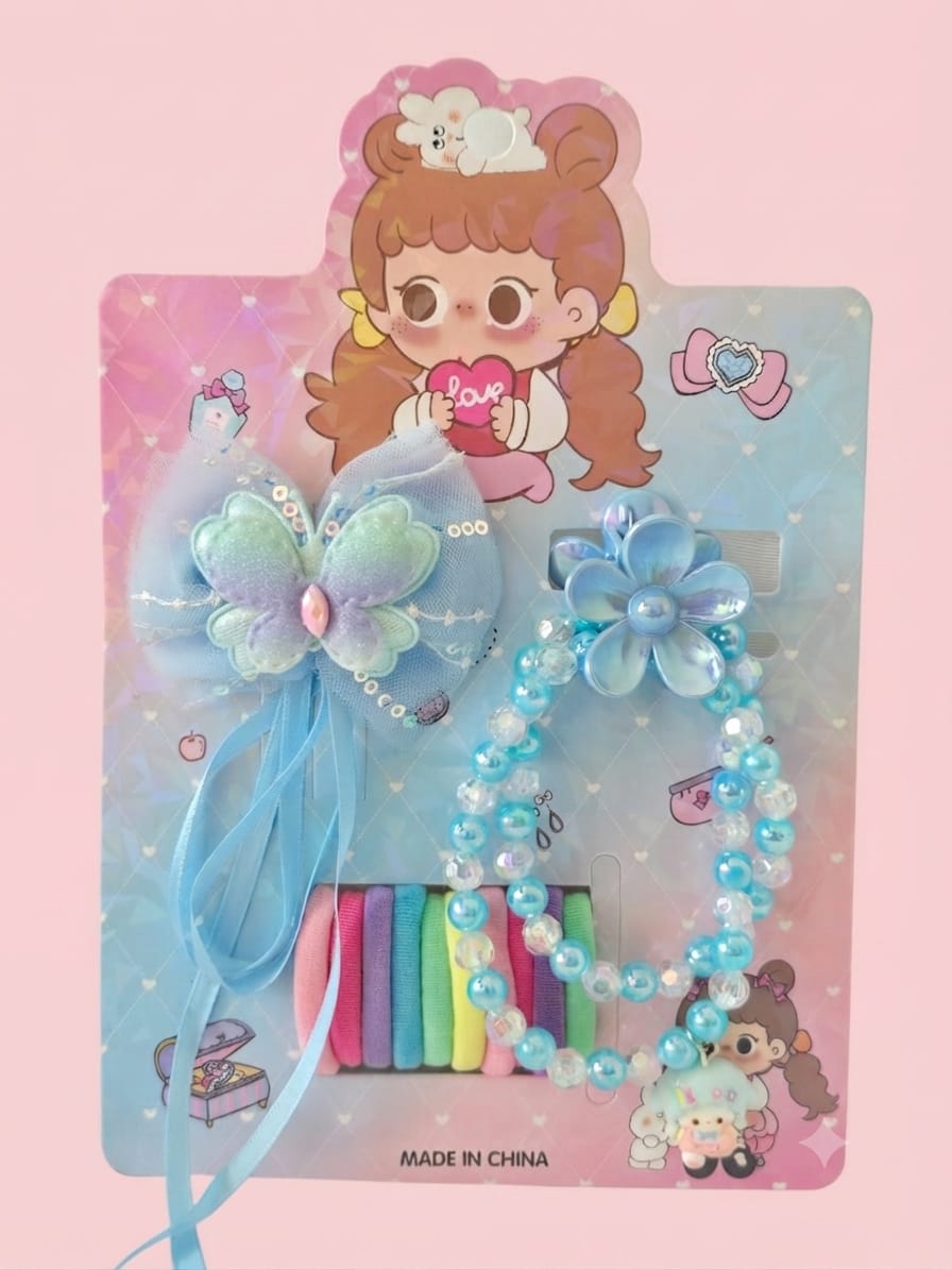 Princess Dreams Bow, Bracelet & Hair Tie Styling Set