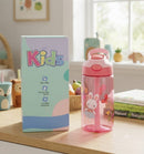 KidZilan Tritan Water Bottle 480ml - Pink Rabbit