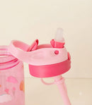 KidZilan Tritan Water Bottle 480ml - Pink Rabbit