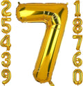 32" Gold Number Foil Balloon